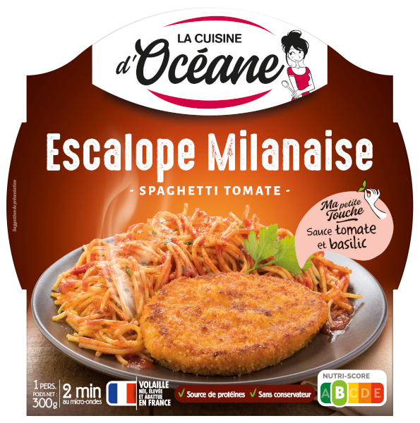 Escalope Milanaise Spaghetti Tomate La Cuisine d'Océane